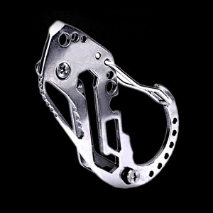 Multifunkcinis nerūdijančio plieno raktų pakabukas