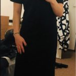 Maxi juoda laisvalaikio suknelė photo review