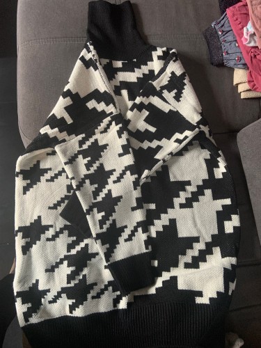 FSDA šiltas megztinis suknelė ilgomis rankovėmis photo review