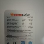 Saulės baterija 12v 100w - skydelis photo review