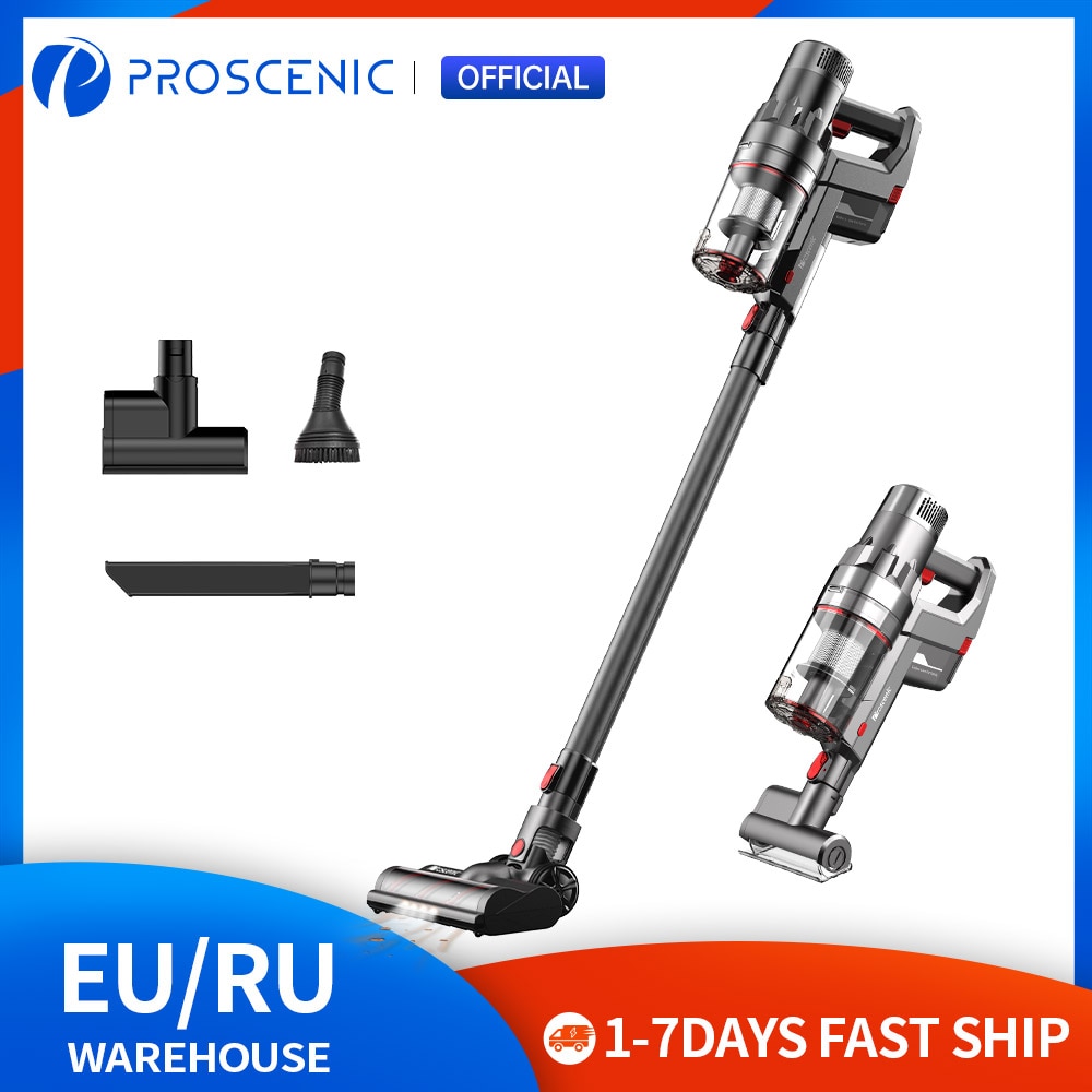 Proscenic P11 Cordless Vacuum Cleaner, Stick Vacuum with Mop, 26000pa Powerful Motor, Removable Battery