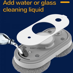 Water tank window cleaner robot suction anti falling robotic vacuum vleaner smart glass washer for outer big window