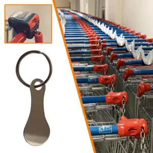 Pirkinių vežimėlio žetonas, raktų pakabukas (1 vnt.)