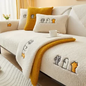 Neslystantys sofos uždangalai