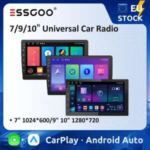 ESSGOO Android automagnetola su GPS ir WiFi