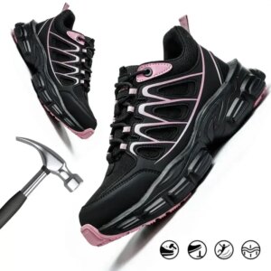 Moteriški apsauginiai batai su plieniniu priekiu