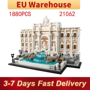 Trevi fontano konstruktorius, 1880 Detalių