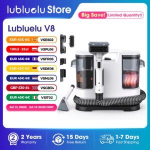 Lubluelu V8 800W karšto vandens kilimų valytuvas