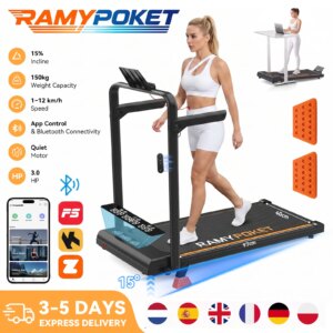 RAMYPOKET Sulankstomas bėgimo takelis 150 kg