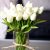 Aukštos kokybės dirbtinių gėlių puokštė (10 vnt. tulpių)